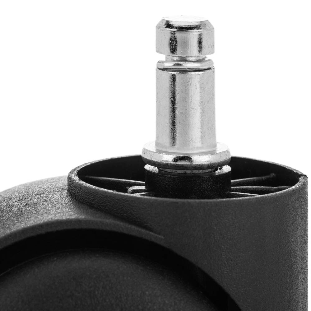 Lenkrollen Schwenkrollen Industriell Rad aus Nylon und PVC ohne Bremse 50 mm M10 5 pack