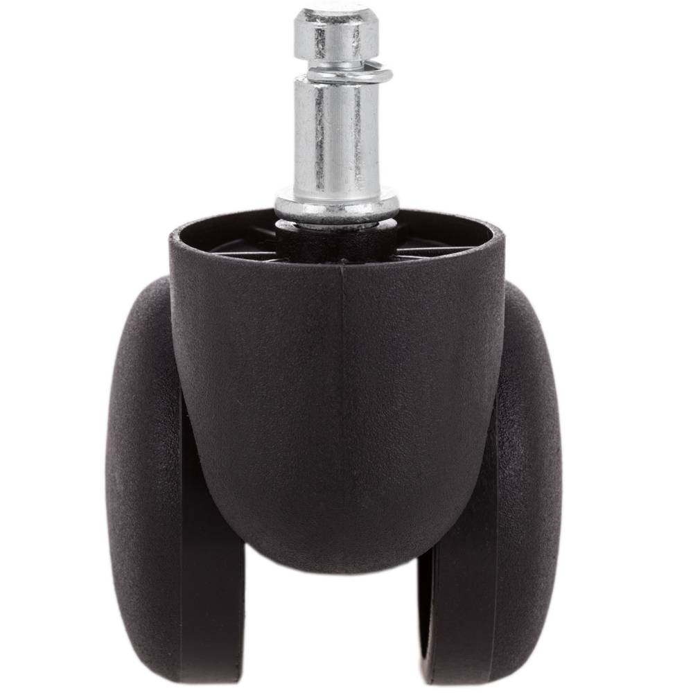 Lenkrollen Schwenkrollen Industriell Rad aus Nylon und PVC ohne Bremse 50 mm M10 5 pack