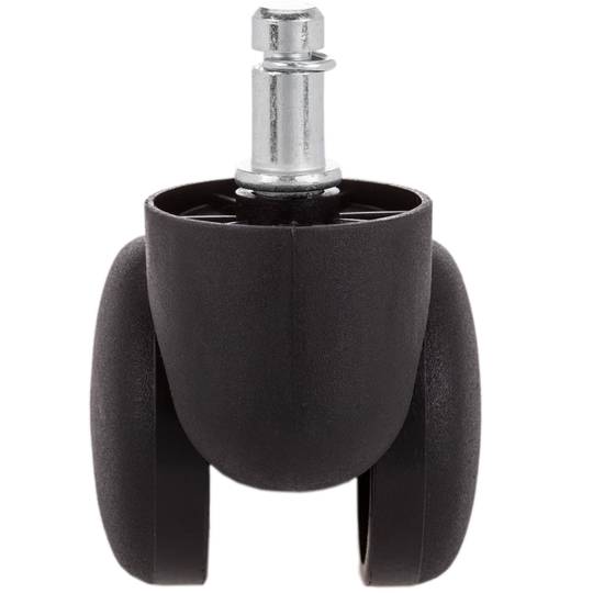 Lenkrollen Schwenkrollen Industriell Rad aus Nylon und PVC ohne Bremse 50 mm M10 5 pack