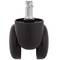 Lenkrollen Schwenkrollen Industriell Rad aus Nylon und PVC ohne Bremse 50 mm M10 5 pack
