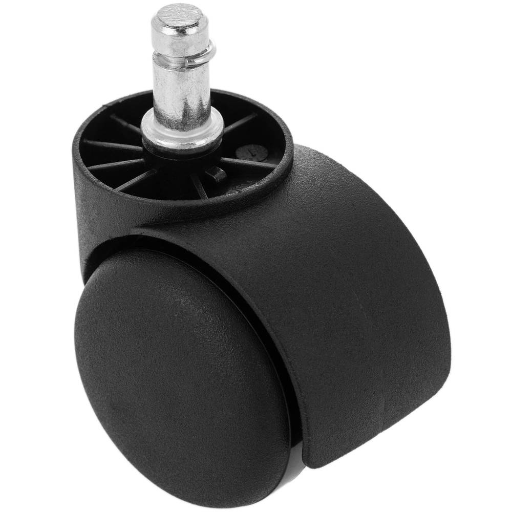 Lenkrollen Schwenkrollen Industriell Rad aus Nylon und PVC ohne Bremse 50 mm M10 5 pack