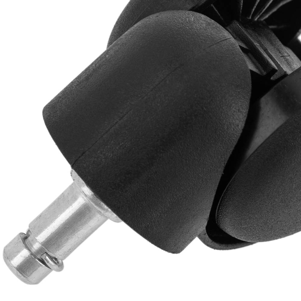 Lenkrollen Schwenkrollen Industriell Rad aus Nylon und PVC ohne Bremse 50 mm M10 5 pack