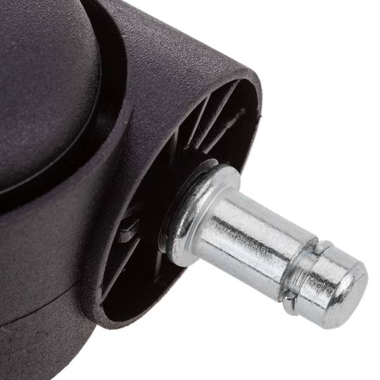 Lenkrollen Schwenkrollen Industriell Rad aus Nylon und PVC ohne Bremse 50 mm M10 5 pack
