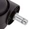 Lenkrollen Schwenkrollen Industriell Rad aus Nylon und PVC ohne Bremse 50 mm M10 5 pack