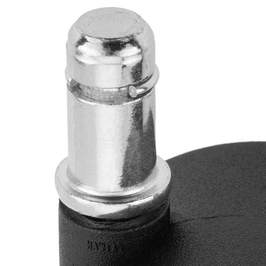 Rodízios giratórios de nylon e PVC com haste de fixação do anel de freio 50mm M11 5 unidades