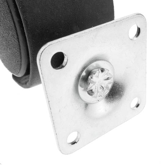 Rueda pivotante de nailon sin freno 40 mm 34x34 mm 4 pack