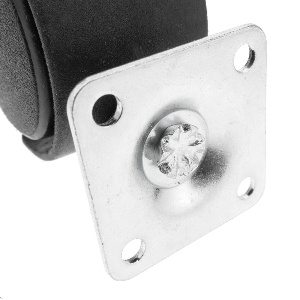 Wheel swivel castor of nylon without brake 40 mm 38x38 mm 4 pack