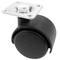 Wheel swivel castor of nylon without brake 40 mm 38x38 mm 4 pack