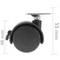 Roda pivotante rodízio de náilon com freio 40 mm 38x38 mm 4 pack