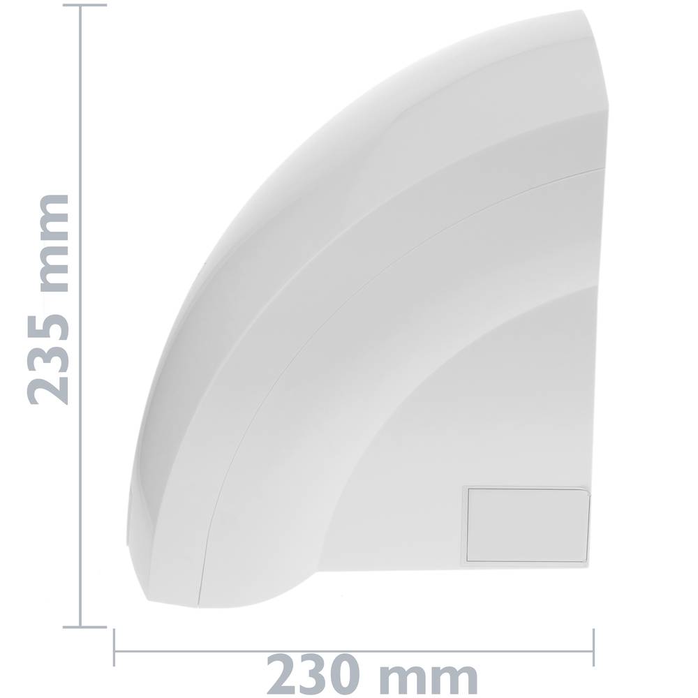 Sèche-mains électrique. Sèche-mains automatique à air chaud 1800W
