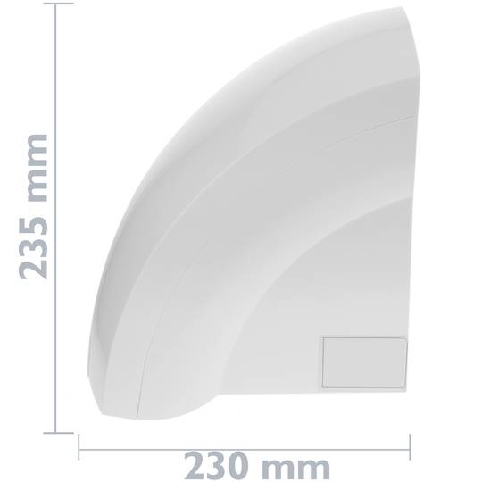 Sèche-mains électrique. Sèche-mains automatique à air chaud 1800W