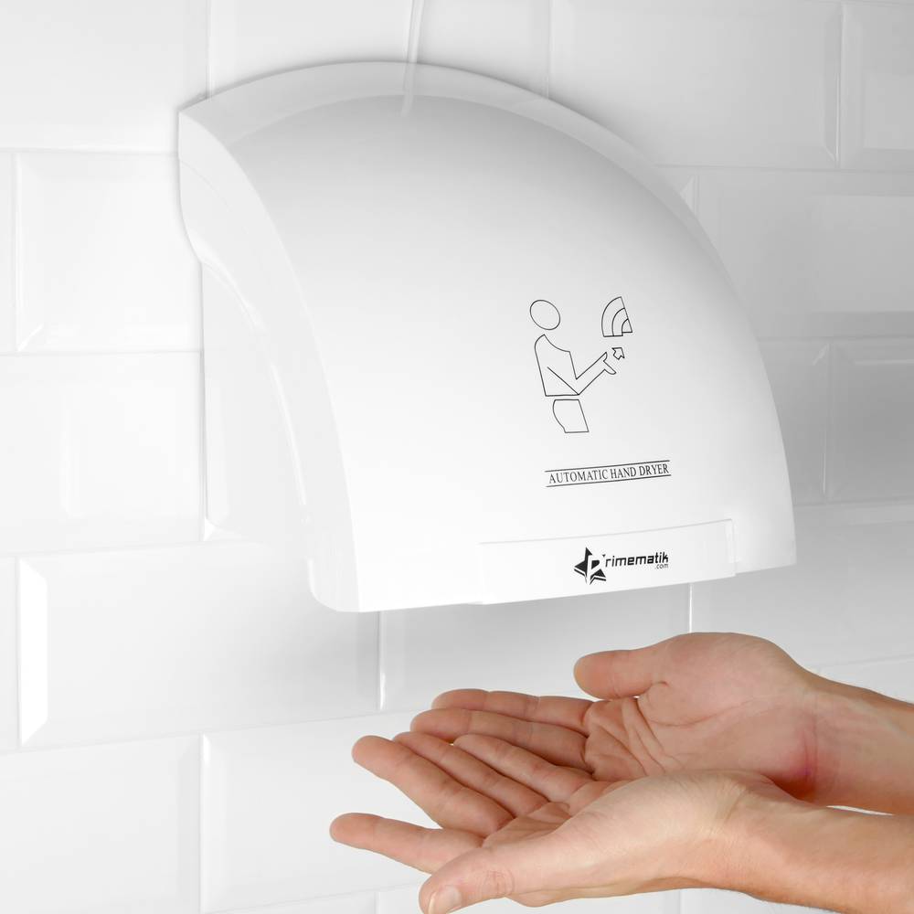 Sèche-mains électrique. Sèche-mains automatique à air chaud 1800W