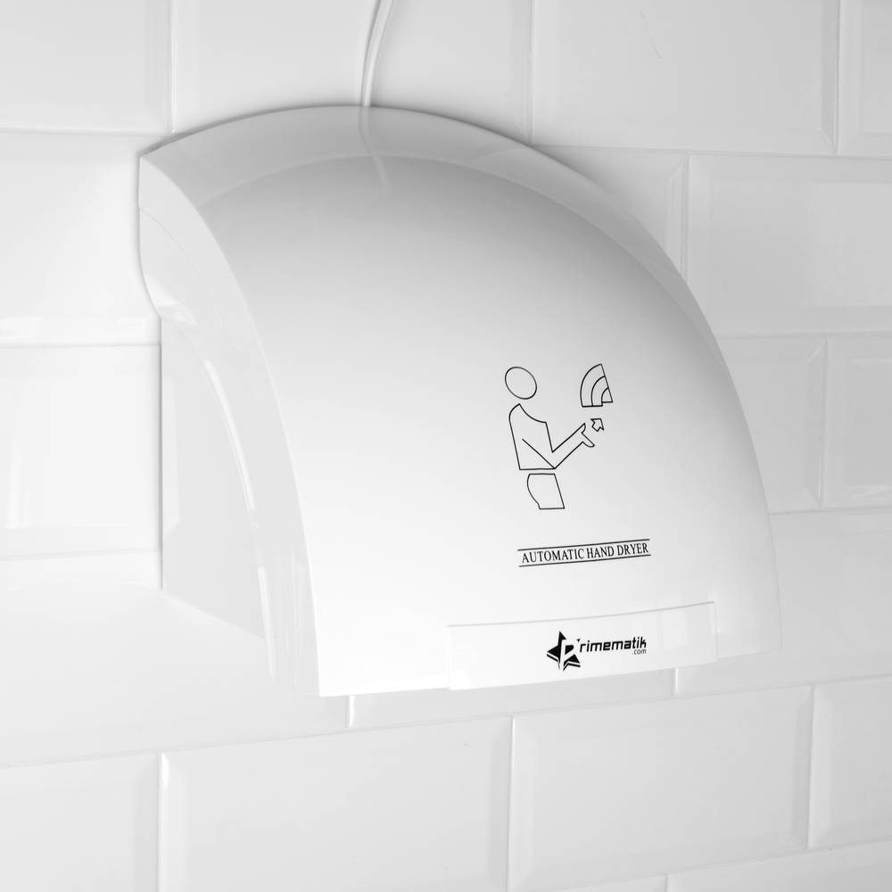 Sèche-mains électrique. Sèche-mains automatique à air chaud 1800W