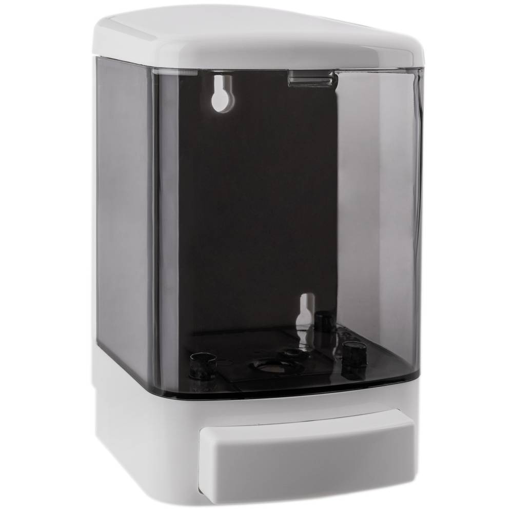 Clear Wall Soap Dispenser for Bathroom Kitchen Gym Office - Cablematic