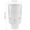 Dispensador de jabón transparente de ducha para pared. 1 x depósito rellenable