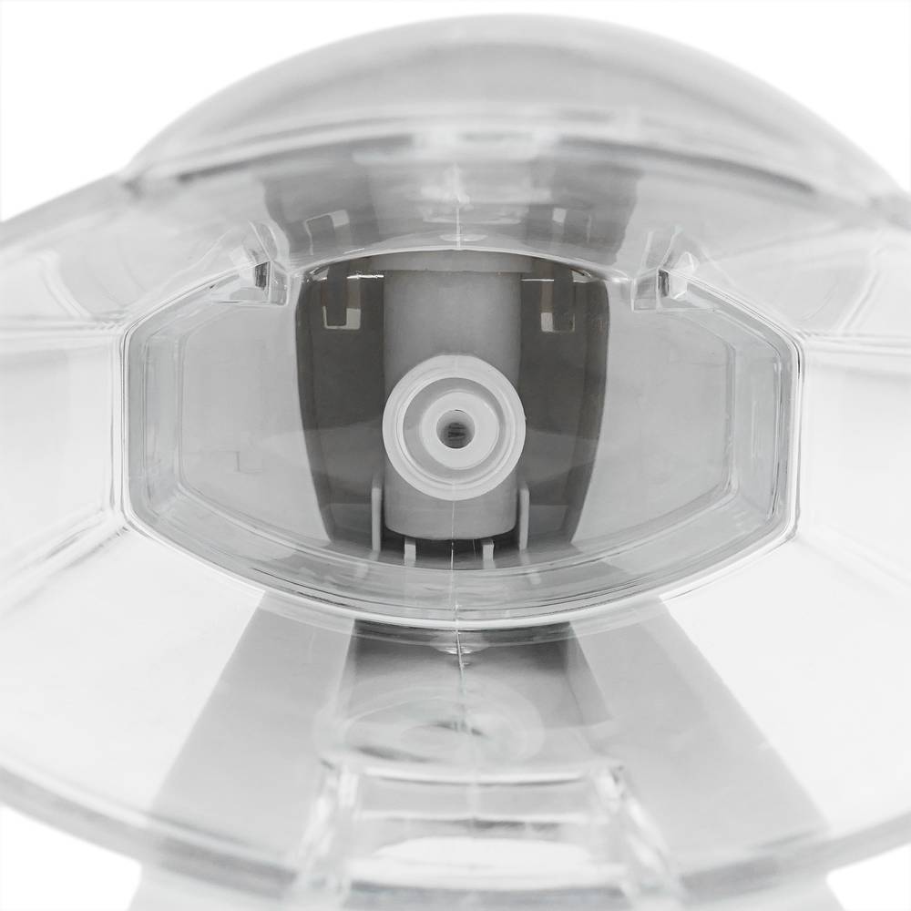 Dispensador de jabón transparente de ducha para pared. 1 x depósito rellenable