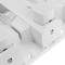 Soap transparent dispenser for wallmount. 3 x refillable shower pumps