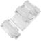 Soap transparent dispenser for wallmount. 3 x refillable shower pumps