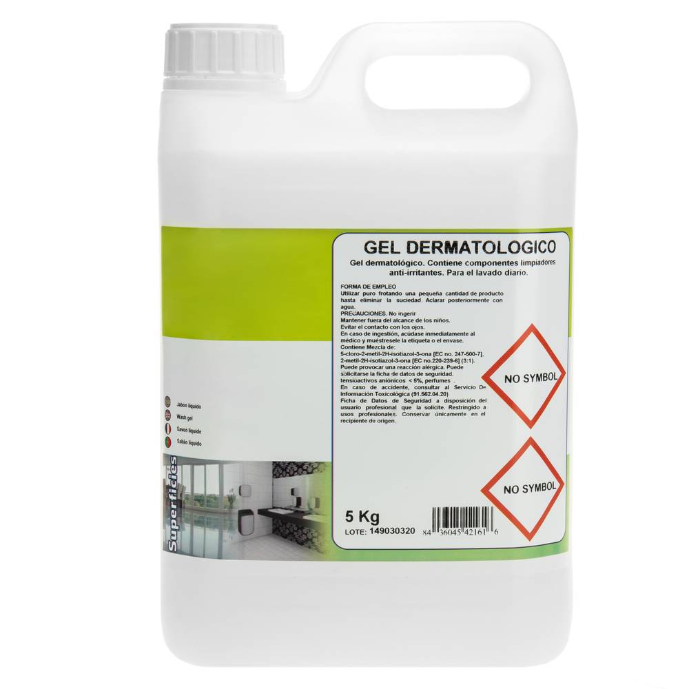 Gel nettoyant dermatologique nacré 5Kg