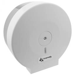 Dispensador de papel higiênico. Porta-rolos industrial branco para WC 268x123x273mm