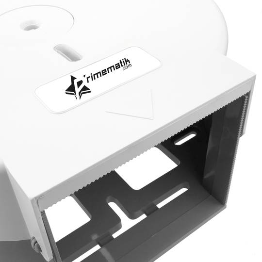 Porte-Rouleau de papier toilette en gros. Distributeur industriel blanc en rouleau 268x123x273mm