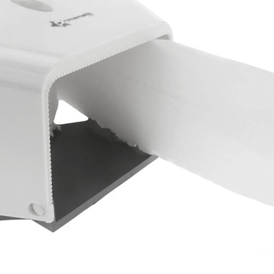 Dispensador de papel higiénico. Portarrollos industrial blanco para baño 268x130x280mm