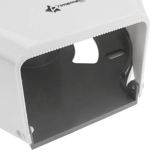 Dispensador de papel higiénico. Portarrollos industrial blanco para baño 268x130x280mm