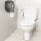 Dispensador de papel higiénico. Portarrollos industrial negro para baño 268x130x280mm