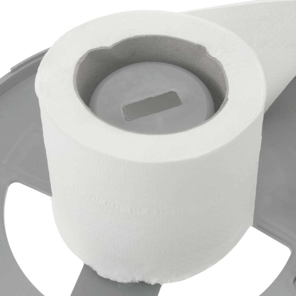 Dispensador de papel higiénico. Portarrollos industrial blanco para baño  268x123x273mm - Cablematic
