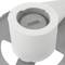 Dispensador de papel higiénico. Portarrollos industrial negro para baño 268x130x280mm