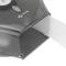 Dispensador de papel higiénico. Portarrollos industrial negro para baño 268x130x280mm