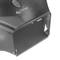 Dispensador de papel higiénico. Portarrollos industrial negro para baño 268x130x280mm