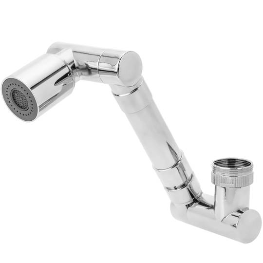 Perlator z atomizerem i przedłużaczem baterii z możliwością obrotu do 1440°, z możliwością regulacji w dwóch trybach wypływu wody do baterii kuchennych lub zlewozmywakowych