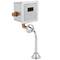 Infrared automatic flush valve for WC toilet with horizontal water inlet