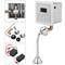Infrared automatic flush valve for WC toilet with horizontal water inlet
