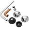 Infrared automatic flush valve for WC toilet with horizontal water inlet