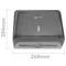 Dispensador de toallas de papel para baño en negro 268x103x204mm