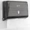 Dispensador de toallas de papel para baño en negro 268x103x204mm