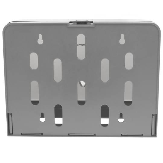 Dispensador de toallas de papel para baño en negro 268x103x204mm