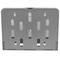 Dispensador de toallas de papel para baño en negro 268x103x204mm