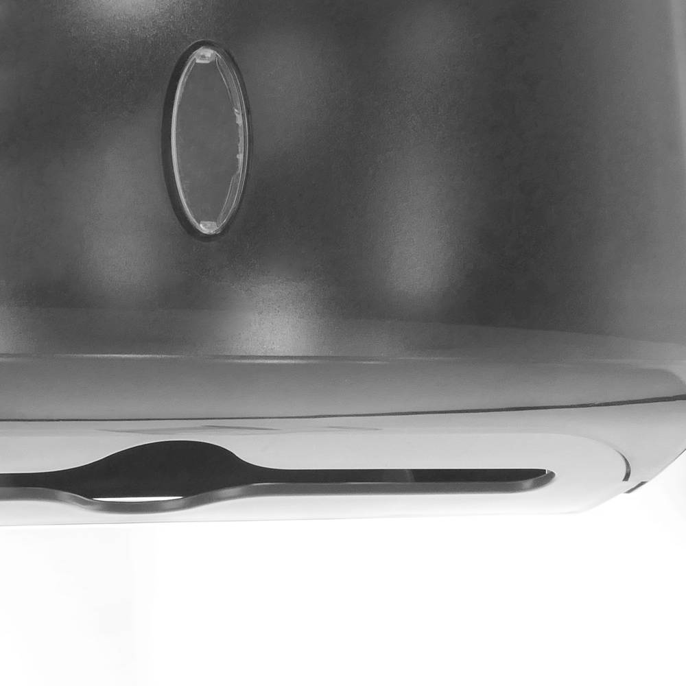Dispensador de toallas de papel para baño en negro 268x103x204mm