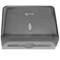 Dispensador de toallas de papel para baño en negro 268x103x204mm