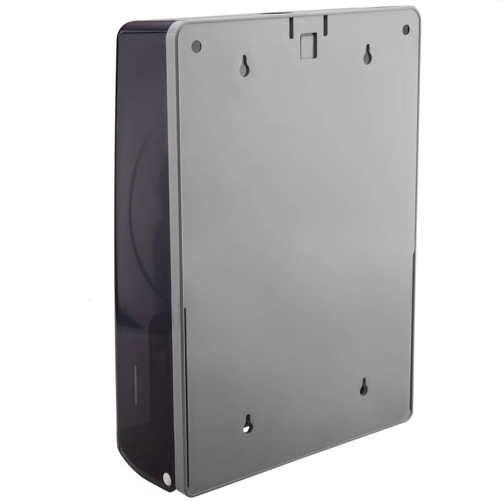 Dispensador de toallas de papel para baño en negro 274x103x373mm