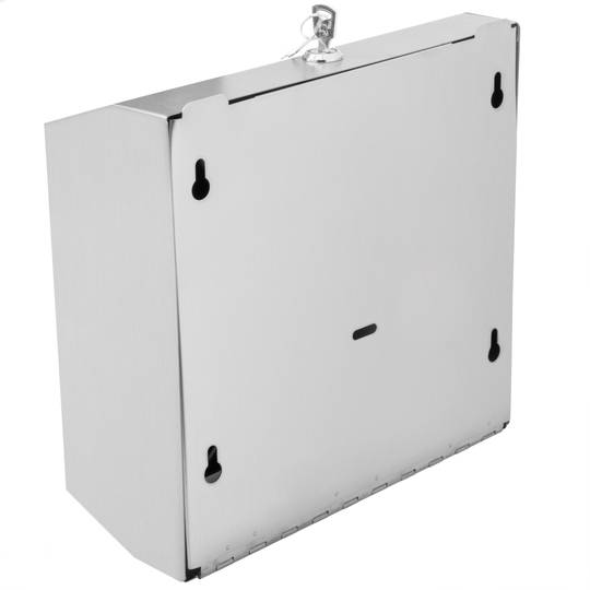 Distributeur d'essuie-mains en papier pour salle de bain en acier inoxydable