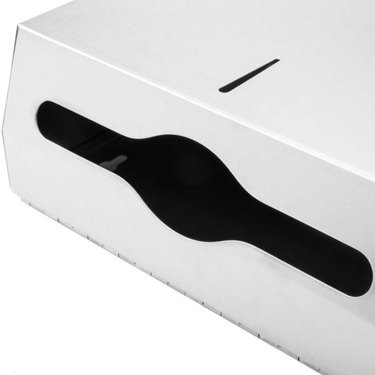 Distributeur d'essuie-mains en papier pour salle de bain en acier inoxydable