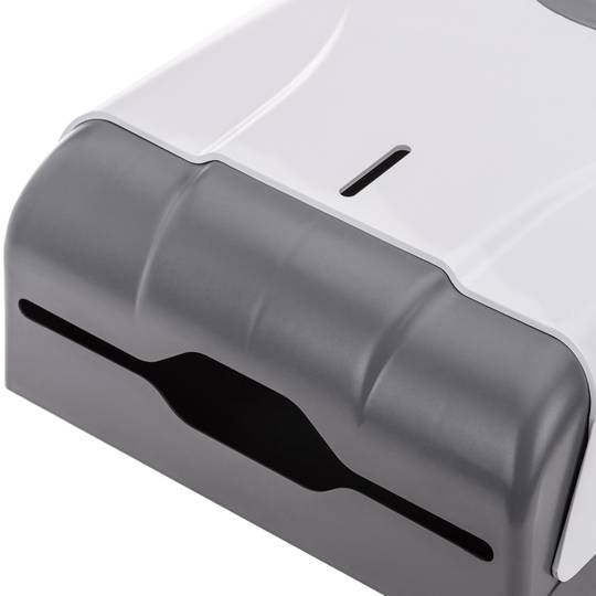 Dispensador de tovalloles de paper 600 unitats color blanc per a bany