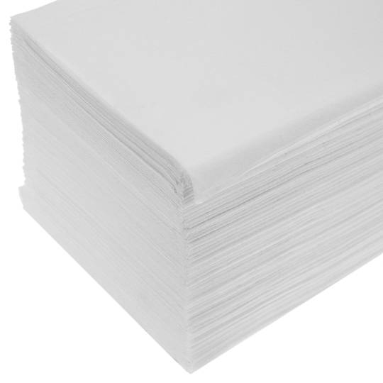 Tovalloles de paper eixugamans doble capa plegat en V Caixa de 4000 unitats