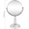 Cosmetic and makeup mirror with normal face and 3X magnifying face 10cm