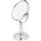 Cosmetic and makeup mirror with normal face and 3X magnifying face 10cm