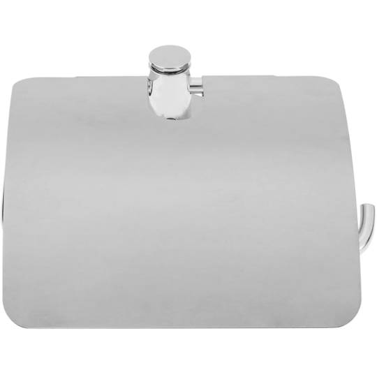 Porte-rouleau classique pour papier hygiénique avec couvercle chromé
